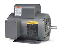 Baldor-Reliance Open Single Phase Alternating Current (AC) Motor - 4