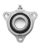 3 Bolt Light Duty Concentric Clamp Collar, Set Screw, or Ultra Kleen Ball Bearings